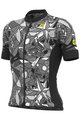 ALÉ Cycling short sleeve jersey - OVER PRAGMA - grey