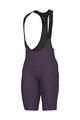 ALÉ Cycling bib shorts - MAGIC COLOUR PR-E - bordeaux