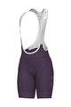 ALÉ Cycling bib shorts - MAGIC COLOUR PR-E - bordeaux