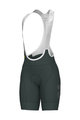 ALÉ Cycling bib shorts - MAGIC COLOUR PR-E - green