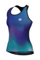 ALÉ Cycling sleeveless jersey - ONDA PRAGMA - blue