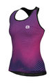 ALÉ Cycling sleeveless jersey - ONDA PRAGMA - purple
