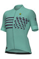 ALÉ Cycling short sleeve jersey - PLAY PR-E - blue/green