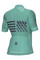 ALÉ Cycling short sleeve jersey - PLAY PR-E - blue/green