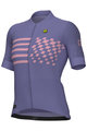 ALÉ Cycling short sleeve jersey - PLAY PR-E - purple