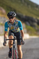 ALÉ Cycling short sleeve jersey - HIBISCUS PR-E - blue