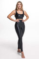ATHLEEYA leggins - ESSENTIAL SHINE - black