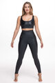 ATHLEEYA leggins - ESSENTIAL SHINE - black
