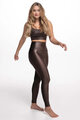 ATHLEEYA leggins - ESSENTIAL SHINE - brown