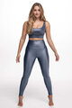 ATHLEEYA leggins - ESSENTIAL SHINE - blue