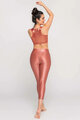 ATHLEEYA leggins - DANCE SHINE - bronze