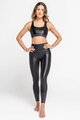 ATHLEEYA leggins - COFFEE SHINE - black