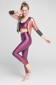 ATHLEEYA leggins - COFFEE SHINE - purple