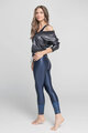 ATHLEEYA leggins - COFFEE SHINE - blue