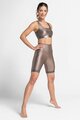 ATHLEEYA leggins - COFFEE BIKER SHINE - beige