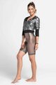 ATHLEEYA leggins - COFFEE BIKER SHINE - beige