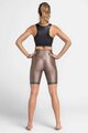 ATHLEEYA leggins - COFFEE BIKER SHINE - beige