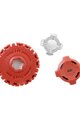 SRAM brake caliper repair kit - DISC BRAKE CALIPER PAD ADJUSTER KNOB KIT BB7 2008-2016 - red