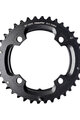 SRAM chainring - MTB 38T 104 S1 49 CHAINLINE AL5 2X10 LONG PIN BLAST - black
