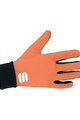 SPORTFUL Cycling long-finger gloves - LYCRA - orange