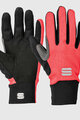 SPORTFUL Cycling long-finger gloves - KIDS SOFTSHELL - pink