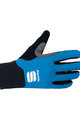 SPORTFUL Cycling long-finger gloves - KIDS SOFTSHELL - blue/black