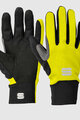 SPORTFUL Cycling long-finger gloves - KIDS SOFTSHELL - yellow