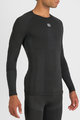 SPORTFUL Cycling long sleeve t-shirt - 2ND SKIN - black