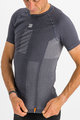 SPORTFUL Cycling short sleeve t-shirt - 2ND SKIN - grey