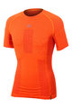 SPORTFUL Cycling short sleeve t-shirt - 2ND SKIN - orange