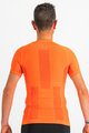 SPORTFUL Cycling short sleeve t-shirt - 2ND SKIN - orange