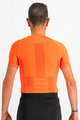 SPORTFUL Cycling short sleeve t-shirt - 2ND SKIN - orange