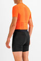 SPORTFUL Cycling short sleeve t-shirt - 2ND SKIN - orange