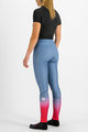 SPORTFUL Cycling leggins - APEX - light blue/red