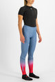 SPORTFUL Cycling leggins - APEX - light blue/red