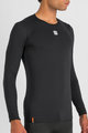 SPORTFUL Cycling long sleeve t-shirt - LIGHT - black