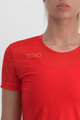 SPORTFUL Cycling short sleeve t-shirt - DORO CARDIO - red