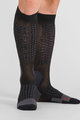 SPORTFUL Cycling knee-socks - APEX LONG - black/grey