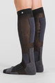 SPORTFUL Cycling knee-socks - APEX LONG - black/grey