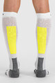SPORTFUL Cycling knee-socks - APEX LONG - white/yellow