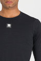 SPORTFUL Cycling long sleeve t-shirt - MERINO LS - black