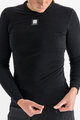 SPORTFUL Cycling long sleeve t-shirt - MERINO - black