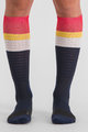 SPORTFUL Cycling knee-socks - ANIMA APEX - blue/red