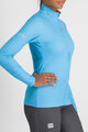 SPORTFUL Cycling winter long sleeve jersey - DORO W - blue