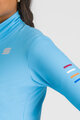 SPORTFUL Cycling winter long sleeve jersey - DORO W - blue