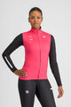 SPORTFUL Cycling winter long sleeve jersey - SQUADRA W - pink/black