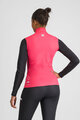SPORTFUL Cycling winter long sleeve jersey - SQUADRA W - pink/black