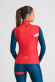 SPORTFUL Cycling winter long sleeve jersey - SQUADRA W - red/blue