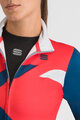SPORTFUL Cycling winter long sleeve jersey - SQUADRA W - red/blue