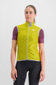 SPORTFUL Cycling gilet - HOT PACK EASYLIGHT W - yellow